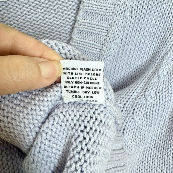 525 America Ribbed V-Neck Cropped Cardigan - Picture 9 of 9